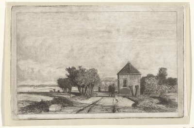 Veduta della Schenkweg con la Cupola da Jan Weissenbruch