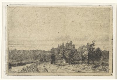 Vista sulla Schenkweg dalla Cupola da Jan Weissenbruch