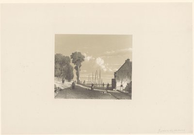 Veduta della Veerweg a Culemborg da Jan Weissenbruch