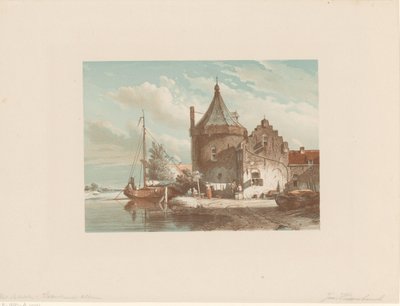 Veduta della Torre di Walt a Culemborg da Jan Weissenbruch