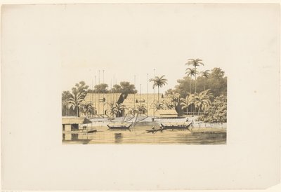 Veduta del fiume in Asia da Jan Weissenbruch