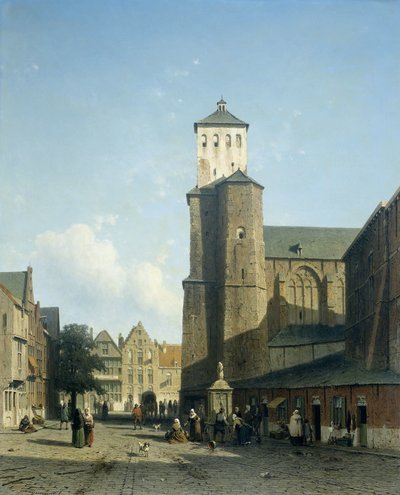 Chiesa di San Dionigi a Liegi da Jan Weissenbruch