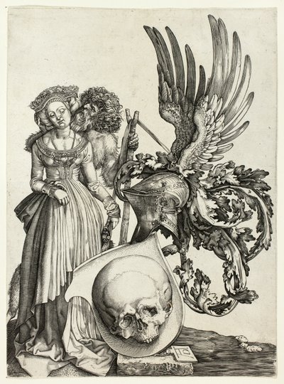 Stemma con teschio da Jan Wierix