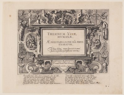Frontespizio, da Theatrum Vitae Humanae (Le età dell