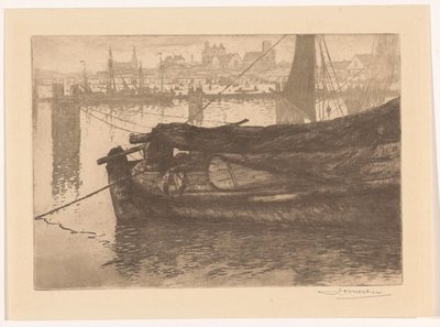 Porto di Scheveningen da Jan Willem Nortier (signed by artist)