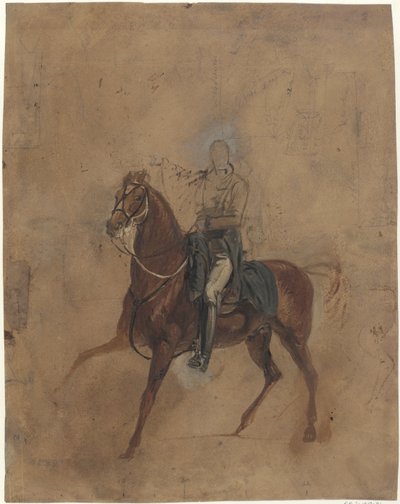 Studio di ritratto di Copenhagen, il cavallo del Duca di Wellington da Jan Willem Pieneman