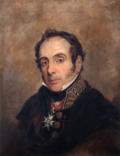 Ritratto del generale Miguel Ricardo da Alava, soldato spagnolo, 1821 da Jan Willem Pieneman
