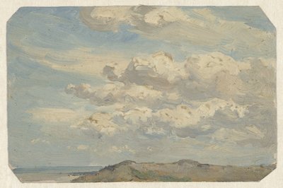 Cima della duna con il mare a sinistra da Jan Willem van Borselen