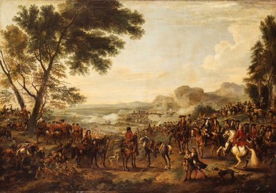 Re Guglielmo III e le sue truppe che si preparano per una battaglia da Jan Wyck
