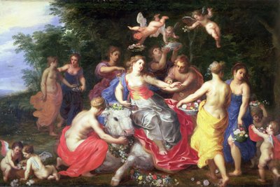 Europa e il toro da Jan and Balen Brueghel