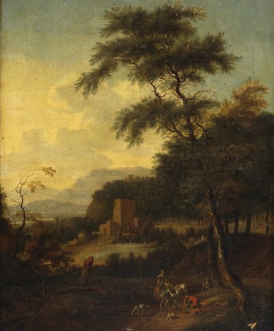 Paesaggio Italianizzato sul Mare da Jan circle of Wijnants