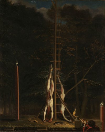 I cadaveri dei fratelli De Witt da Jan de Baen (attributed to)