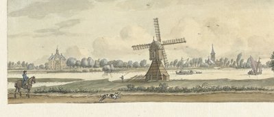 Vista su Tienhoven e la casa Herlaar da Jan de Beijer