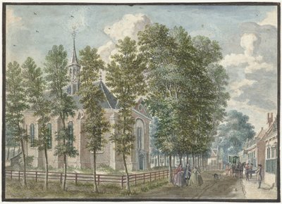 Veduta della chiesa di Bloemendaal da Jan de Beijer