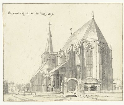 Grande chiesa a Sonsbeck da Jan de Beijer