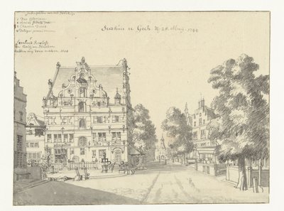 Il municipio di Goch da Jan de Beijer