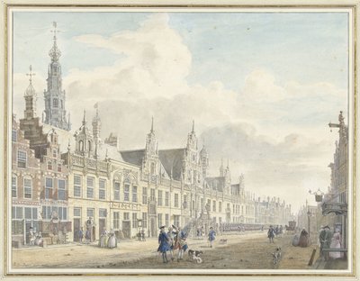 Il municipio di Leida da Jan de Beijer