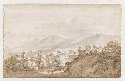 Paesaggio montuoso in Italia da Jan de Bisschop