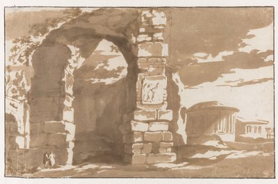 Parte delle terme di Diocleziano e S. Bernardo alle Terme da Jan de Bisschop