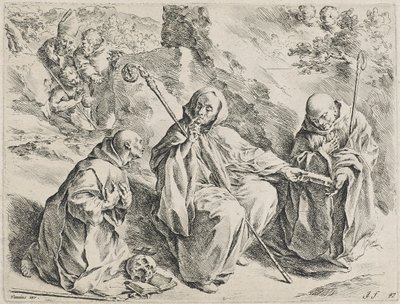 San Bruno (acquaforte) da Jan de Bisschop