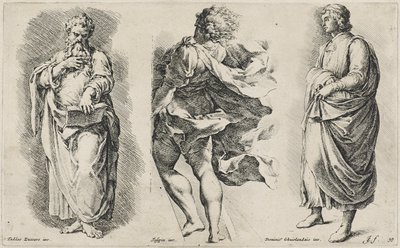Tre figure senza titolo dopo tre artisti italiani da Jan de Bisschop