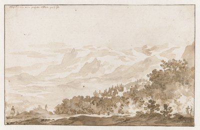 Tusculum (Frascati) dal sud-ovest da Jan de Bisschop