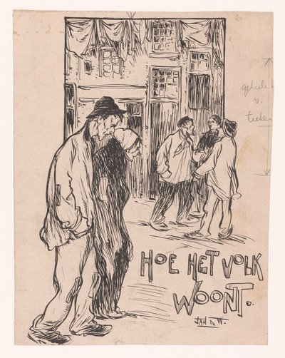 Come vive il popolo da Jan de Waardt (signed by artist)