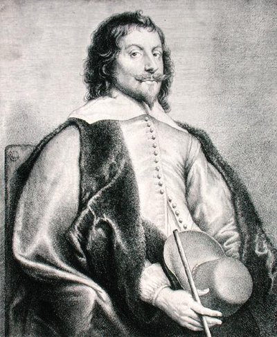 Nicolas Lanier (n.1588) inciso da Lucas Vostermans da Jan the Elder (after) Lievens