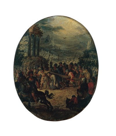 Cristo sulla via del Calvario da Jan the Elder Brueghel