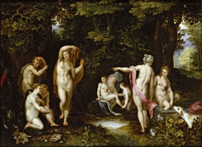 Diana e Atteone, ca 1595 da Jan the Elder Brueghel