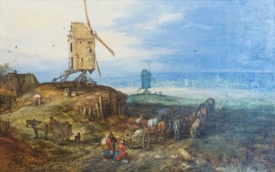 Paesaggio con mulini a vento da Jan the Elder Brueghel