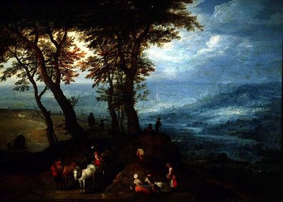 Verso il mercato da Jan the Elder Brueghel