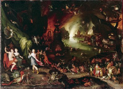 Orfeo negli Inferi da Jan the Elder Brueghel