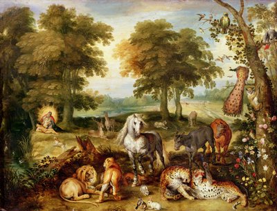 Paradiso sulla Terra da Jan the Elder Brueghel