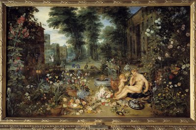 Olfatto. Allegoria dei cinque sensi Dipinto di Jan I Brueghel Dit De Velours (1568-1625) da Jan the Elder Brueghel