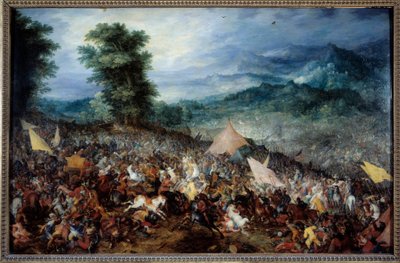 La battaglia di Arbela (o Isso) da Jan the Elder Brueghel