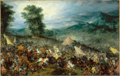 La battaglia di Issos ... da Jan the Elder Brueghel