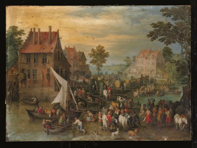 Il Ritorno del Mercato da Jan the Elder Brueghel