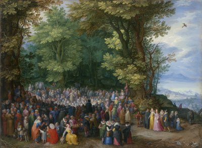 Il Sermone della Montagna da Jan the Elder Brueghel