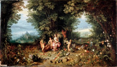 I quattro elementi: La Terra da Jan the Elder Brueghel