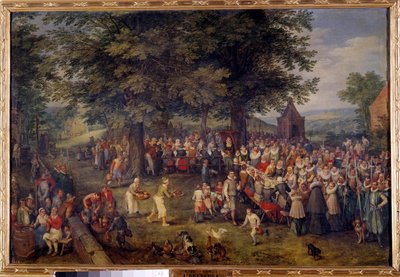 Banchetto di nozze da Jan the Elder Brueghel