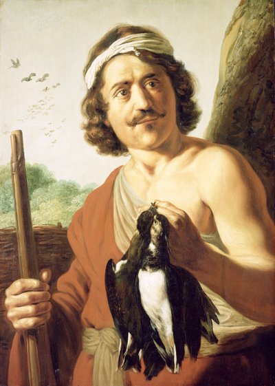 Aria e Gioventù: Cacciatore con Moschetto e Uccelli Uccisi, 1623-25 da Jan the Elder Lievens
