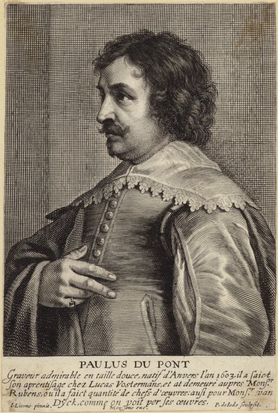 Ritratto di Paulus Du Pont da Jan the Elder Lievens