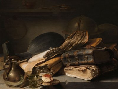 Natura morta con libri, c.1627-28 da Jan the Elder Lievens