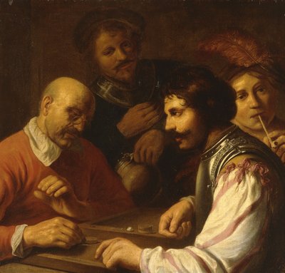 Giocatori di tric-trac in una locanda, c.1623-5 da Jan the Elder Lievens