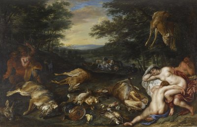 Diana e le sue ninfe dopo la caccia, 1630-39 da Jan Brueghel the Younger