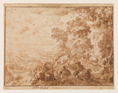 Paesaggio collinare da Jan Brueghel the Younger