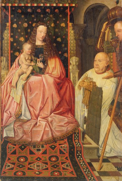 La Vergine e il Bambino in trono con San Giorgio e il canonico van der Paele, c.1436 da Jan van (after) Eyck