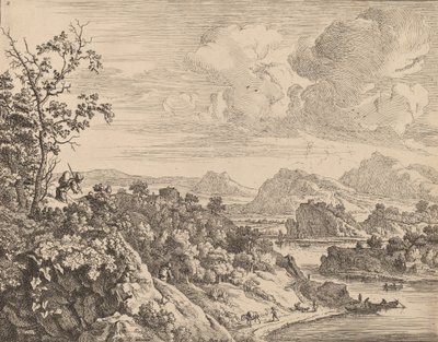 Vista del fiume Reno da Jan van Aken