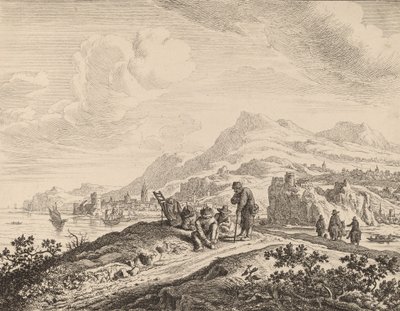 Vista del fiume Reno da Jan van Aken